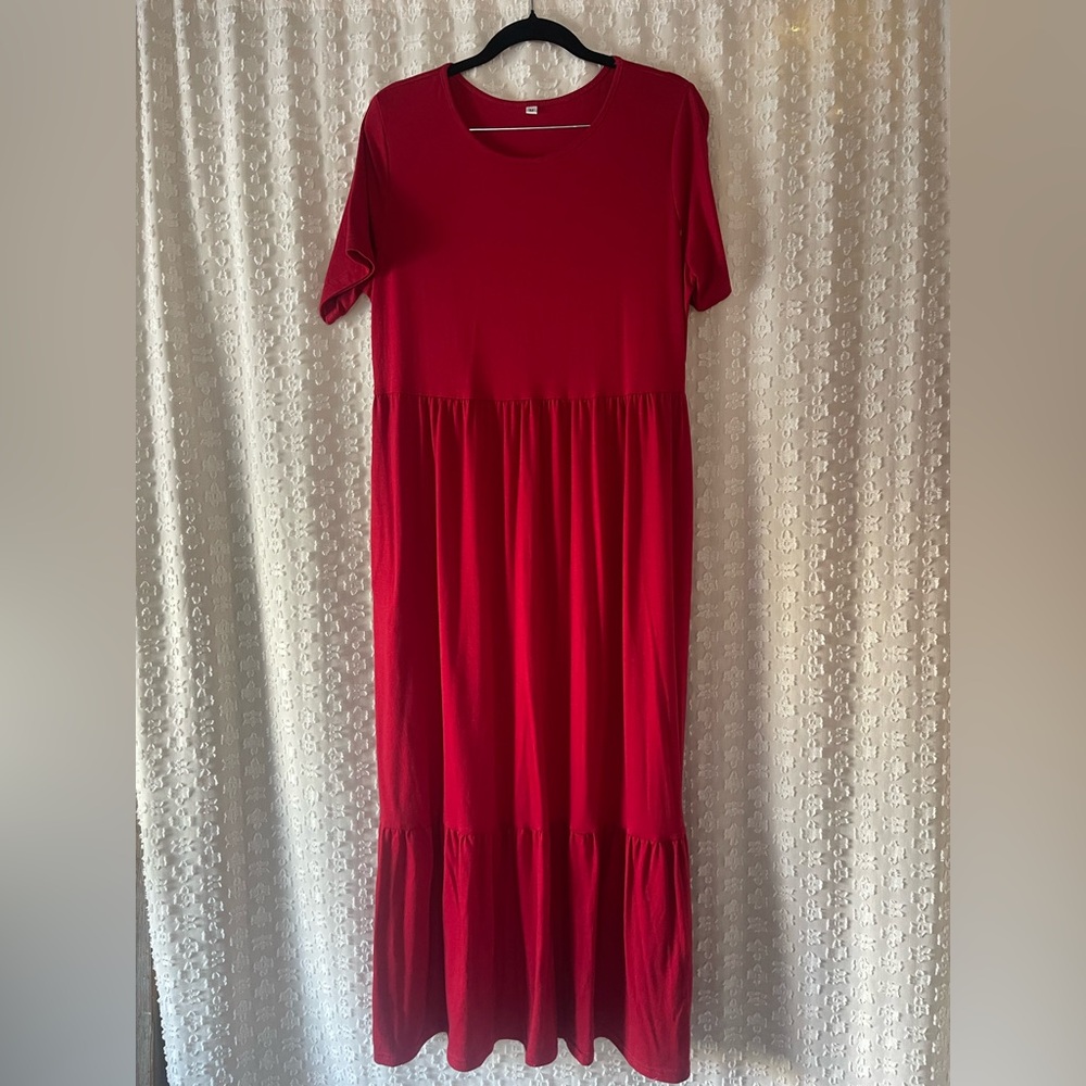 Red Maxi Dress